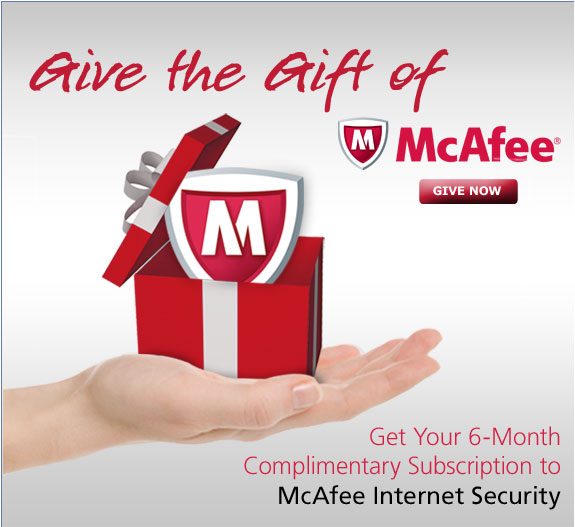 Free McAfee Internet Security Software For All Facebook Users